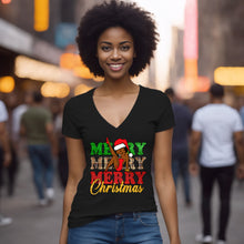 Load image into Gallery viewer, Merry Christmas Shirt, Christmas Betty Boop Vneck, Betty Boop Tshirt Christmas Gifts Cute Betty Boop Shirt, Betty Boop Christmas Tshirt