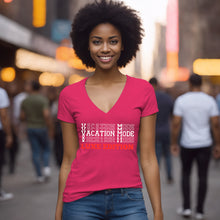 Load image into Gallery viewer, Vacation Mode Shirt, Womens Travel V-neck Shirt, World Traveler Shirt, Vacation Tshirt, Adventure Shirt, Cruise Shirt Travel Gifts For Her