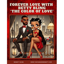 Load image into Gallery viewer, Betty Bling The Color of Love Coloring Book, Betty Boop Coloring Book, Digital Download, Valentine Printable, Valentines Gift, Digital Art
