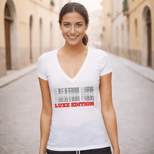 Load image into Gallery viewer, Vacation Mode Shirt, Womens Travel V-neck Shirt, World Traveler Shirt, Vacation Tshirt, Adventure Shirt, Cruise Shirt Travel Gifts For Her