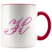 Load image into Gallery viewer, Initial H | Monogram Coffee Mug | Custom Letter Mug | Bling Style | Initial Letter Cup