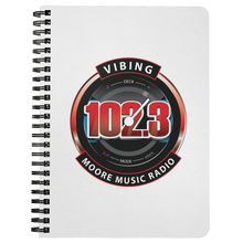 Load image into Gallery viewer, Vibing 102.3 Spiralbound Notebook