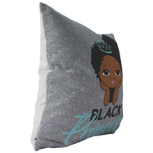Load image into Gallery viewer, Black Princess (Blue Pillow)