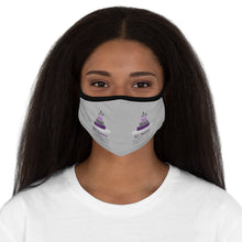 Load image into Gallery viewer, Fitted Polyester Face Mask with grey background