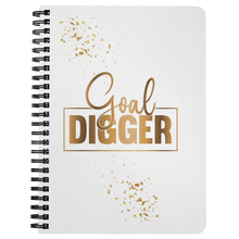 Load image into Gallery viewer, Goal Digger | Gold Motivation | Inspire | Affirmation | Boss Lady | Journal