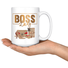 Load image into Gallery viewer, Boss Lady Red Luxury Design Mug for Hot or Cold Beverages