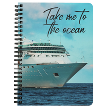 Load image into Gallery viewer, Take Me To The Ocean | Travel Notebook | Travel Journal | World Travel