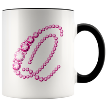 Load image into Gallery viewer, Initial Q | Monogram Coffee Mug | Custom Letter Mug | Bling Style | Initial Letter Cup