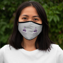 Load image into Gallery viewer, Fitted Polyester Face Mask with grey background