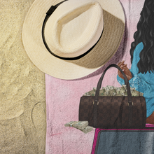 Load image into Gallery viewer, Boss Lady Beach Towel | Summer | Beach Life | Boss Babe | Luxury Gifts for Her