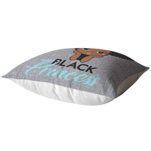 Load image into Gallery viewer, Black Princess (Blue Pillow)