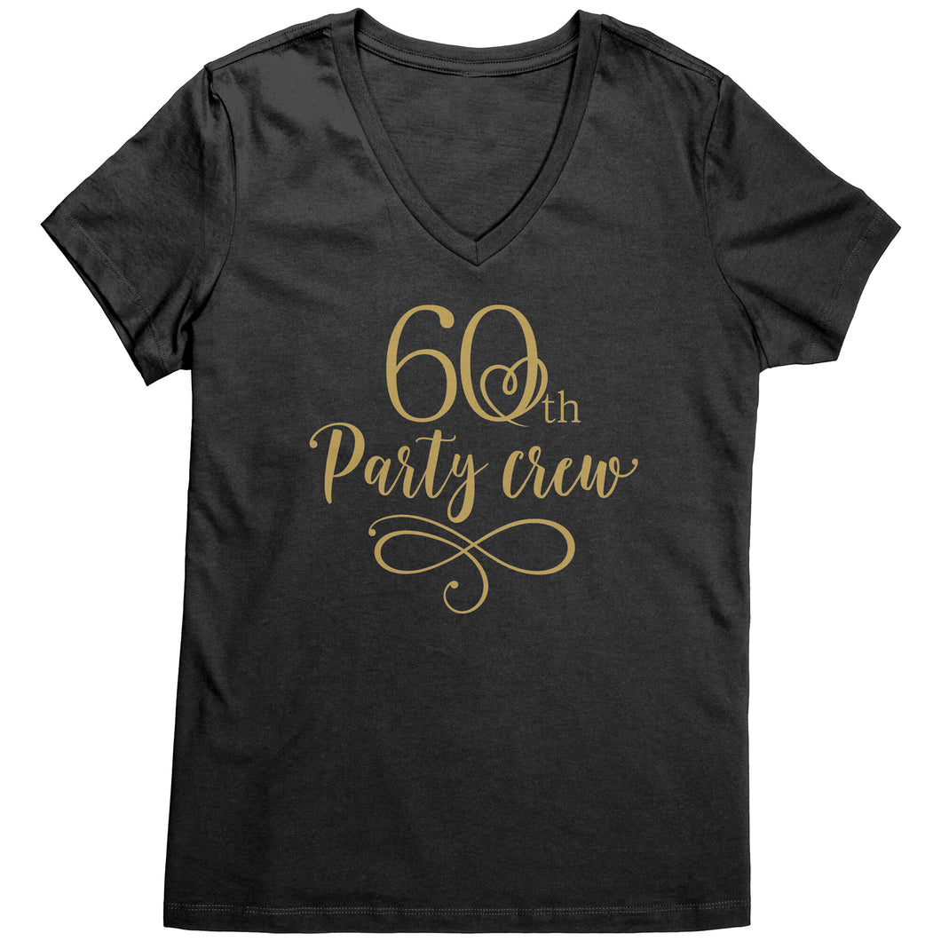 60th Party Crew - Birthday Shirt