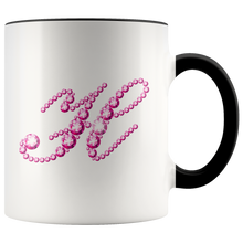Load image into Gallery viewer, Initial H | Monogram Coffee Mug | Custom Letter Mug | Bling Style | Initial Letter Cup