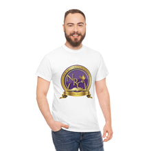 Load image into Gallery viewer, New Restoration Purple/Gold Unisex Heavy Cotton Tee
