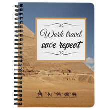 Load image into Gallery viewer, Work Travel Save Repeat | Travel Journal | International Travel | Travel Notebook