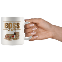 Load image into Gallery viewer, Boss Lady Red Luxury Design Mug for Hot or Cold Beverages