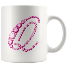 Load image into Gallery viewer, Initial Q | Monogram Coffee Mug | Custom Letter Mug | Bling Style | Initial Letter Cup