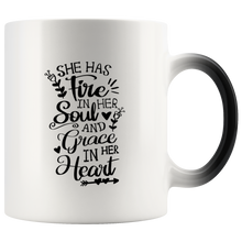 Load image into Gallery viewer, Fire In Her Soul Hot & Cold Color Changing Mug