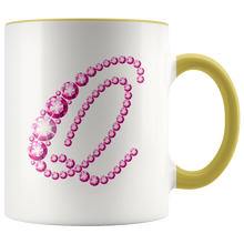 Load image into Gallery viewer, Initial Q | Monogram Coffee Mug | Custom Letter Mug | Bling Style | Initial Letter Cup