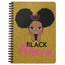 Load image into Gallery viewer, Black Princess Gold Journal