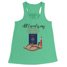 Load image into Gallery viewer, Passport & Flip Flops - Tank