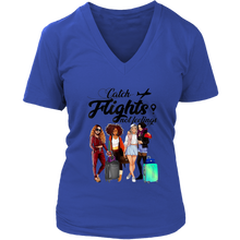 Load image into Gallery viewer, Catch Flights Not Feelings No. 6 | Travel The World | T-Shirt for Her
