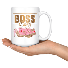 Load image into Gallery viewer, Boss Lady Luxury Mug | Gold Motivation | Beverages | Drinkware | Coffee Mug