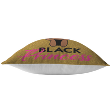 Load image into Gallery viewer, Black Princess (Gold/Pink Pillow)