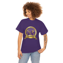 Load image into Gallery viewer, New Restoration Purple/Gold Unisex Heavy Cotton Tee
