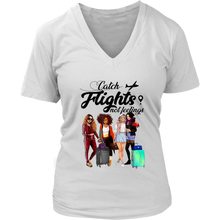 Load image into Gallery viewer, Catch Flights Not Feelings No. 6 | Travel The World | T-Shirt for Her