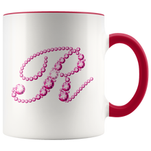 Load image into Gallery viewer, Initial R | Monogram Coffee Mug | Custom Letter Mug | Bling Style | Initial Letter Cup