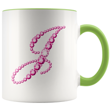Load image into Gallery viewer, Initial J | Monogram Coffee Mug | Custom Letter Mug | Bling Style | Initial Letter Cup