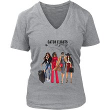 Load image into Gallery viewer, Catch Flights Not Feelings No. 1| Travel T-Shirt | Travel the World | Gifts for Her