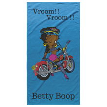 Load image into Gallery viewer, Betty Boop | Afro Girl | Betty Boop Merchandise | Betty Beach Towel | Vacation | Travel

