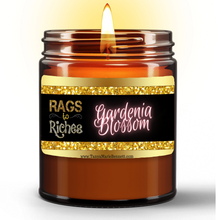 Load image into Gallery viewer, Rags to Riches - Gardenia Blossom Candle
