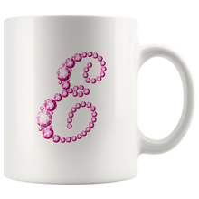 Load image into Gallery viewer, Initial E | Monogram Coffee Mug | Custom Letter Mug | Bling Style | Initial Letter Cup