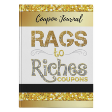Load image into Gallery viewer, Rags to Riches Hardcover Coupon Journal