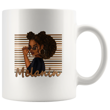 Load image into Gallery viewer, Melanin Girl Mug for Hot or Cold Beverages