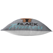 Load image into Gallery viewer, Black Princess (Blue Pillow)