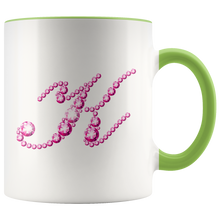 Load image into Gallery viewer, Initial K | Monogram Coffee Mug | Custom Letter Mug | Bling Style | Initial Letter Cup