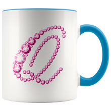 Load image into Gallery viewer, Initial Q | Monogram Coffee Mug | Custom Letter Mug | Bling Style | Initial Letter Cup