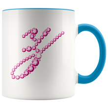 Load image into Gallery viewer, Initial Z | Monogram Coffee Mug | Custom Letter Mug | Bling Style | Initial Letter Cup