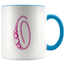 Load image into Gallery viewer, Initial O | Monogram Coffee Mug | Custom Letter Mug | Bling Style | Initial Letter Cup