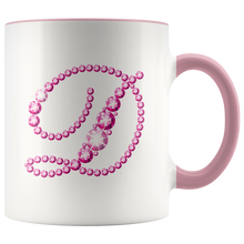Load image into Gallery viewer, Initial D | Monogram Coffee Mug | Custom Letter Mug | Bling Style | Initial Letter Cup