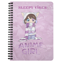 Load image into Gallery viewer, Sleepy Vibes - Anime Girl (Purple) |Manga Books | Anime Journal |Anime Girl