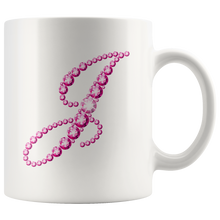 Load image into Gallery viewer, Initial J | Monogram Coffee Mug | Custom Letter Mug | Bling Style | Initial Letter Cup