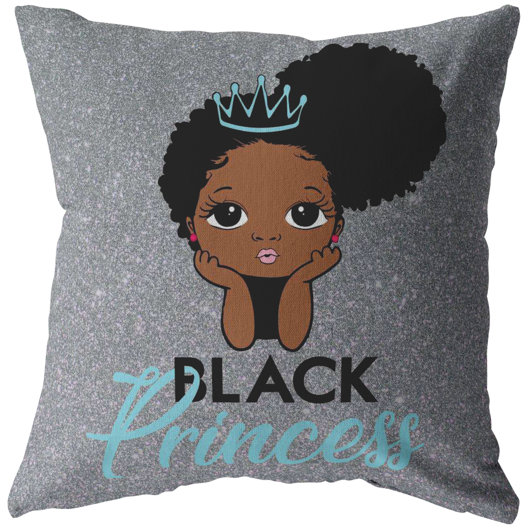 Black Princess (Blue Pillow)