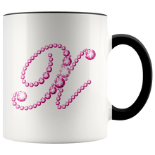 Load image into Gallery viewer, Initial X | Monogram Coffee Mug | Custom Letter Mug | Bling Style | Initial Letter Cup