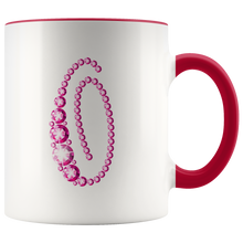Load image into Gallery viewer, Initial O | Monogram Coffee Mug | Custom Letter Mug | Bling Style | Initial Letter Cup
