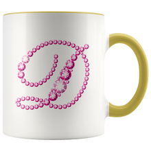 Load image into Gallery viewer, Initial D | Monogram Coffee Mug | Custom Letter Mug | Bling Style | Initial Letter Cup